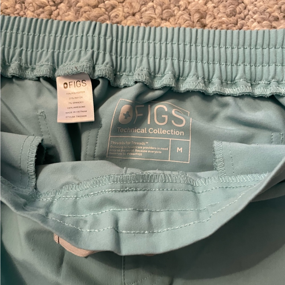Light Blue Figs Scrubs size M